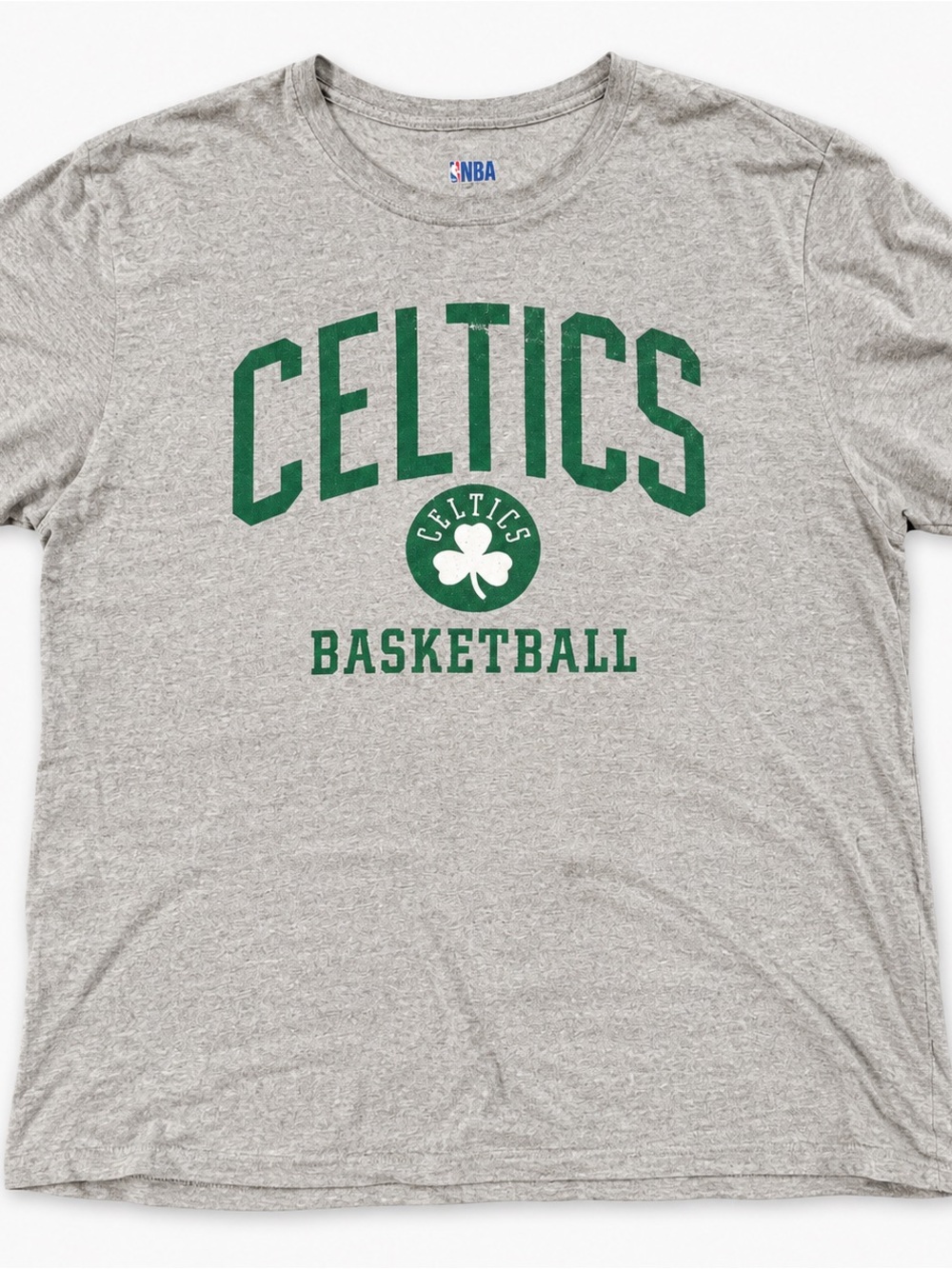 NBA Boston Celtics Officially Licensed Gray/Green Basketball T-Shirt Men’s 2XL